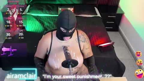 Airam Clair online show from 19, 11, 2025