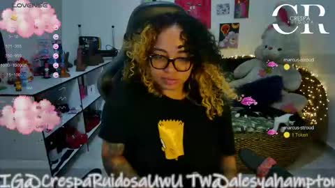 Snapshot of alesyahampton chatting on 24, 4, 2026 Crespa Ruidosa online show from 24, 4, 2026