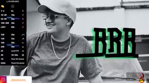 ALEXXX MORRIS online show from 23, 12, 2025