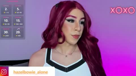 Snapshot of alonehazel chatting on 31, 10, 2025 Hazel Bowie online show from 31, 10, 2025