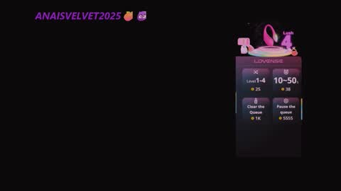 anaisvelvet2025 online show from 5, 10, 2025