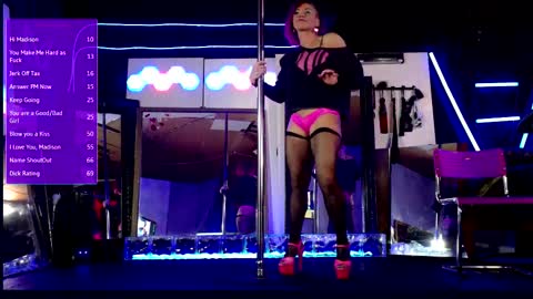 Snapshot of angelsparkle80 chatting on 8, 2, 2026 Madison Marie online show from 8, 2, 2026