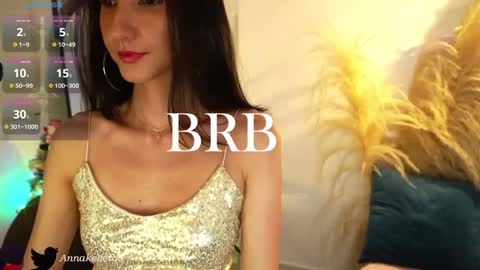 Snapshot of annakellergo chatting on 12, 1, 2025 Anna k online show from 12, 1, 2025