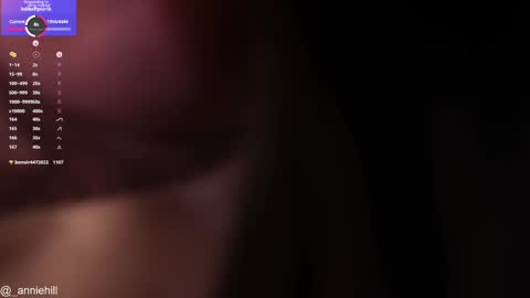 Snapshot of anniehillofficial_ chatting on 15, 1, 2025 anniehillofficial_ online show from 15, 1, 2025