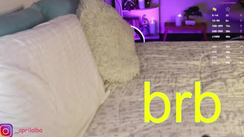 Snapshot of aprilinalba chatting on 14, 11, 2025 ALEKSANDRA POLYAKOVA online show from 14, 11, 2025