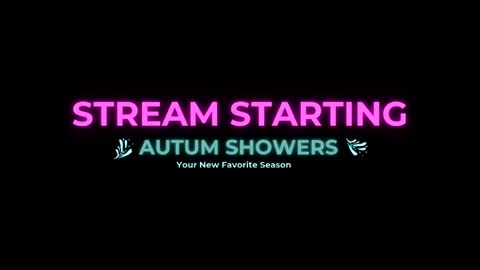 Autum Showers online show from 15, 5, 2026