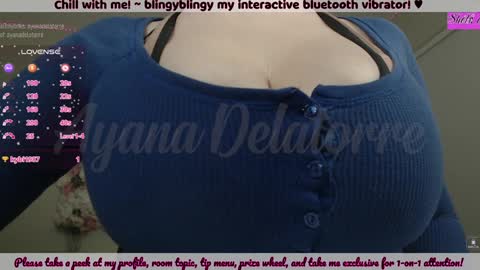 Snapshot of ayanadelatorre chatting on 12, 12, 2024 Ayana Delatorre online show from 12, 12, 2024
