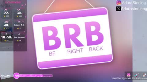 adara sterling online show from 22, 1, 2025