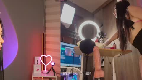 Snapshot of babymishi09 chatting on 22, 3, 2026 Mishi online show from 22, 3, 2026