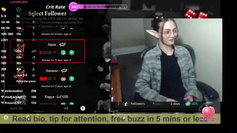 Bex Black online show from 24, 2, 2026