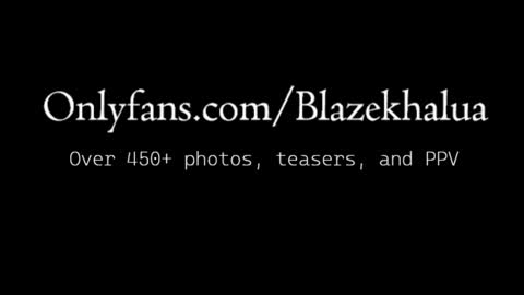 Blaze Khalua online show from 9, 12, 2024