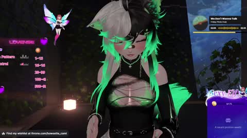 Camila online show from 28, 1, 2025