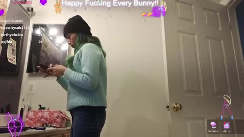 Tokki  bunny  online show from 22, 1, 2025