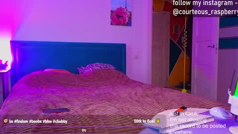 Snapshot of courteous_raspberrrry chatting on 19, 1, 2025 Rose Roys my online show from 19, 1, 2025