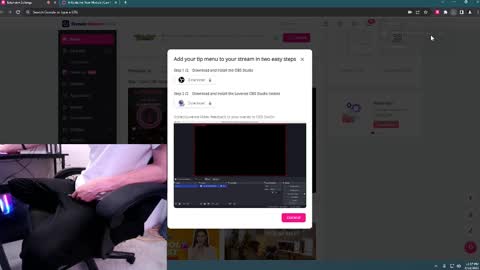 Snapshot of cumncx2 chatting on 19, 2, 2025 -Arty Snow online show from 19, 2, 2025