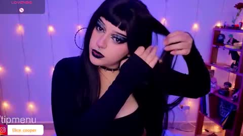 Snapshot of elicecooper chatting on 10, 7, 2026 Elice Cooper new account online show from 10, 7, 2026