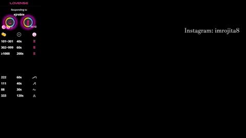 IG imrojita8 online show from 14, 9, 2025