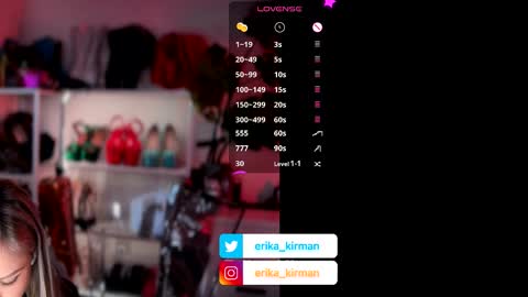 Snapshot of erika_kirman chatting on 6, 2, 2026 Erika online show from 6, 2, 2026