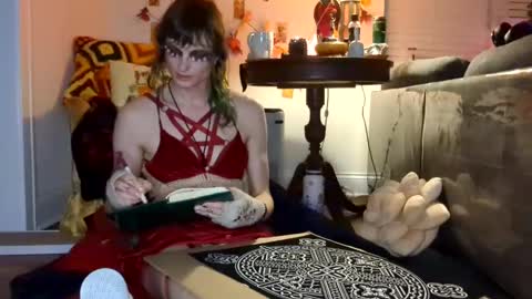 Snapshot of faequeenmommy chatting on 7, 12, 2024 Goddess Fae the Feral Fairy Witch online show from 7, 12, 2024