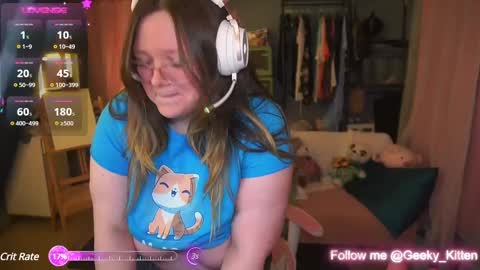 Geeky Kitten Leina -  online show from 9, 2, 2025