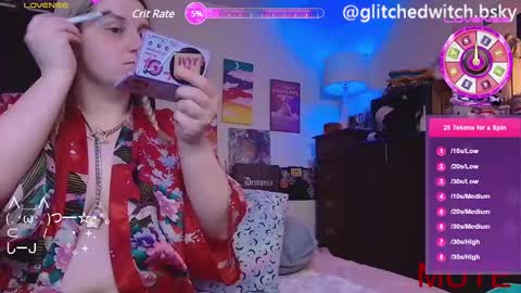 Snapshot of glitchwitch chatting on 27, 2, 2025 Glitch online show from 27, 2, 2025
