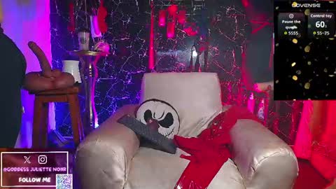 Snapshot of goddessjuliettenoiir chatting on 11, 6, 2026 Goddes Juliette Noiir online show from 11, 6, 2026