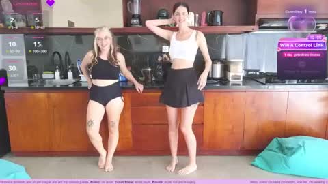 Snapshot of heidiluceous chatting on 25, 6, 2026 Heidi brunette Foxy red head and Carrie blondie online show from 25, 6, 2026