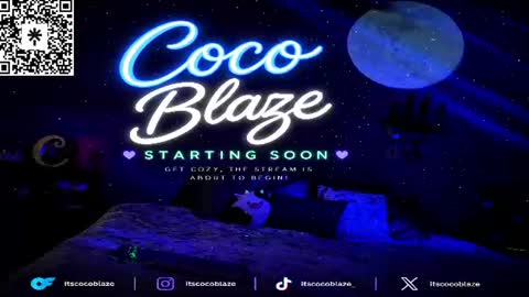 CoCo Blaze online show from 19, 6, 2026