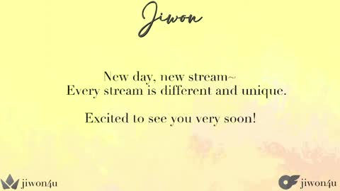 Jiwon online show from 11, 4, 2026