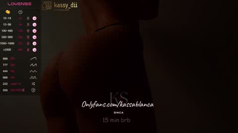 Snapshot of kassablanca_ chatting on 11, 1, 2025 Kassy online show from 11, 1, 2025