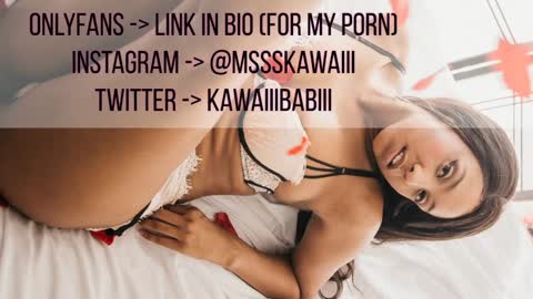 Snapshot of kawaiiibabiii chatting on 18, 1, 2025 Miss Kawaiii online show from 18, 1, 2025