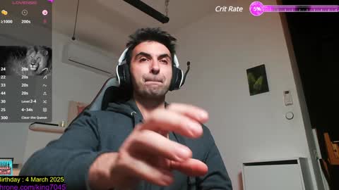 Snapshot of king7045 chatting on 1, 2, 2025 king7045 online show from 1, 2, 2025