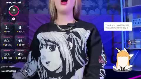 Snapshot of kinkydoll_ chatting on 15, 7, 2026 Sara online show from 15, 7, 2026