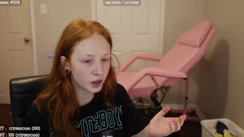 Snapshot of lilst0rm chatting on 26, 2, 2025 lil or red online show from 26, 2, 2025