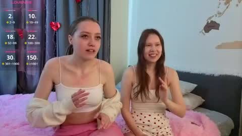 Snapshot of lisanelsona chatting on 25, 5, 2026 Hello our names are Kate and Alice this is our first day here. online show from 25, 5, 2026