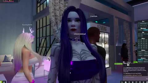 Snapshot of little_doll25 chatting on 16, 10, 2025 Succubus Blue online show from 16, 10, 2025