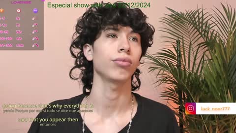 Snapshot of lucke_noor chatting on 18, 12, 2024 Noor online show from 18, 12, 2024