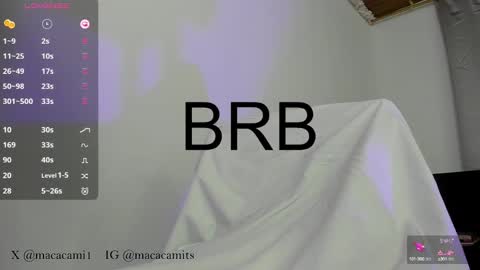 Snapshot of macacami1 chatting on 13, 1, 2025 cami online show from 13, 1, 2025