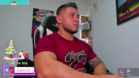 Snapshot of marco_diaz1 chatting on 14, 12, 2025 Marco Diaz online show from 14, 12, 2025