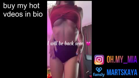 Mia Martskaya online show from 17, 9, 2025