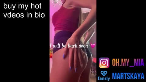 Mia Martskaya online show from 10, 10, 2025