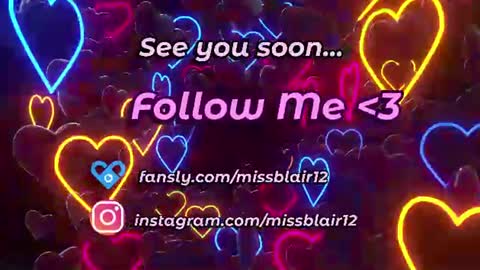 MissBlair online show from 5, 7, 2026