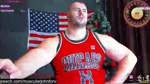 Snapshot of muscularjohnforu chatting on 8, 12, 2024 click icon for peach online show from 8, 12, 2024