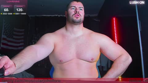 Snapshot of muscularjohnforu chatting on 3, 2, 2025 click icon for peach online show from 3, 2, 2025