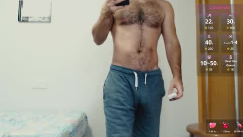 Snapshot of myhairymacho chatting on 24, 10, 2025 Juan  OF  myhairymacho online show from 24, 10, 2025