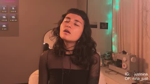 Nina.  online show from 24, 2, 2025