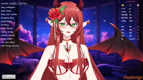 Succubus Nyx online show from 14, 1, 2025