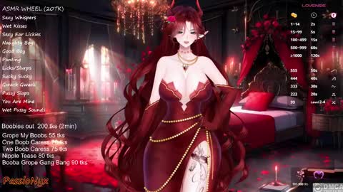 Succubus Nyx online show from 7, 2, 2025