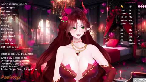 Succubus Nyx online show from 15, 2, 2025