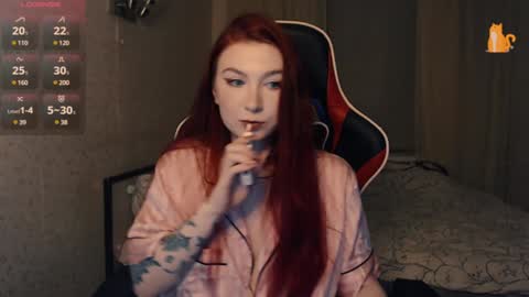 Snapshot of redhaired_kitty chatting on 30, 1, 2025 Lina online show from 30, 1, 2025